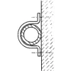 Wall flange