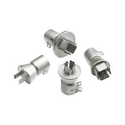 Nozzle set for PLCC, QFP and BQFP components