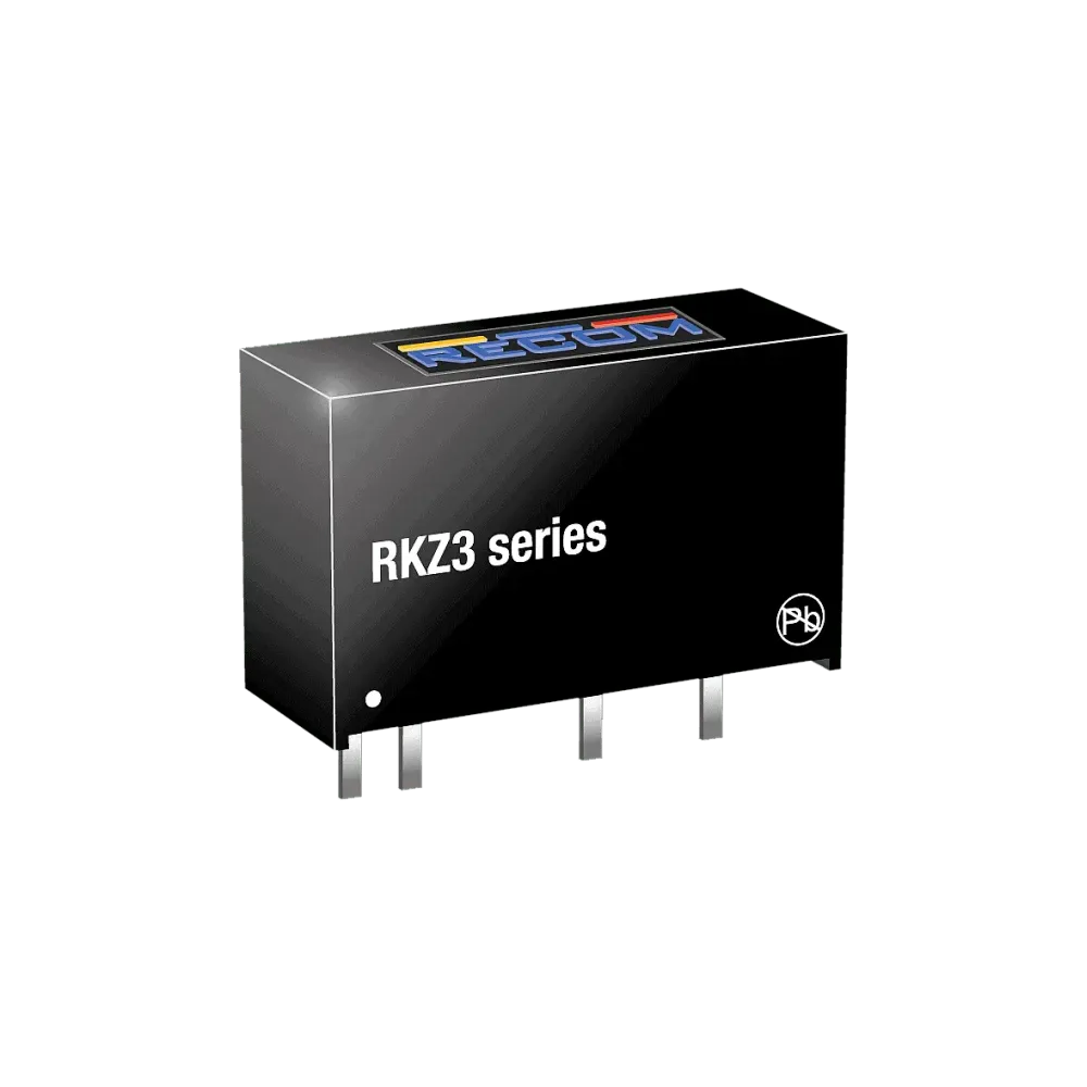 3W DC/DC converter, input 24V, output 5V/600mA, SIP7
