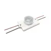 Channel Modul, edge lit, 1 x 3535 LED, 15×45°, 7000K, CRI >75