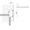 Square Recessed 2950R/WD3.PR-Wall Recessed - Wall recessed DALI rectangular window - Built-in driver
