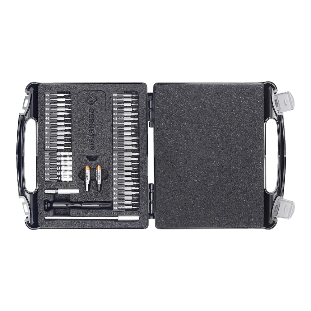 Bit set 47 pcs with torque adapter 0.5 + 0.6 Nm