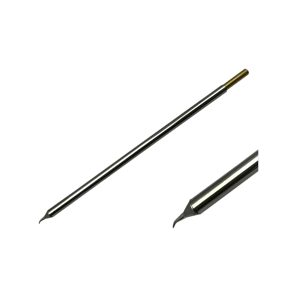 STTC-826 - Soldering cartridge conical bent (ø x L) 0.4 x 7.9 mm, Series 800