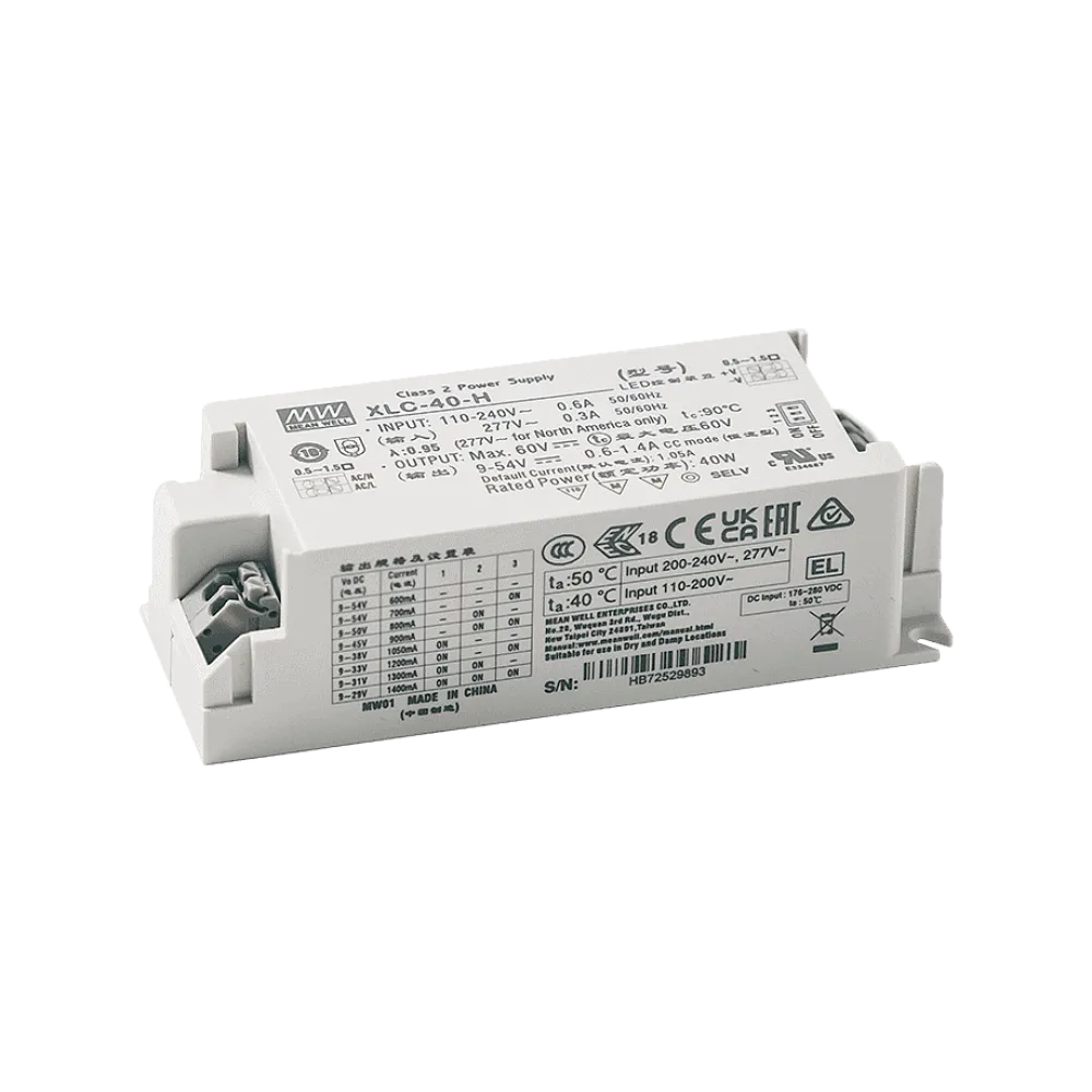 40W LED driver 600mA to 1400mA/9V…54V, 3in1 dimming