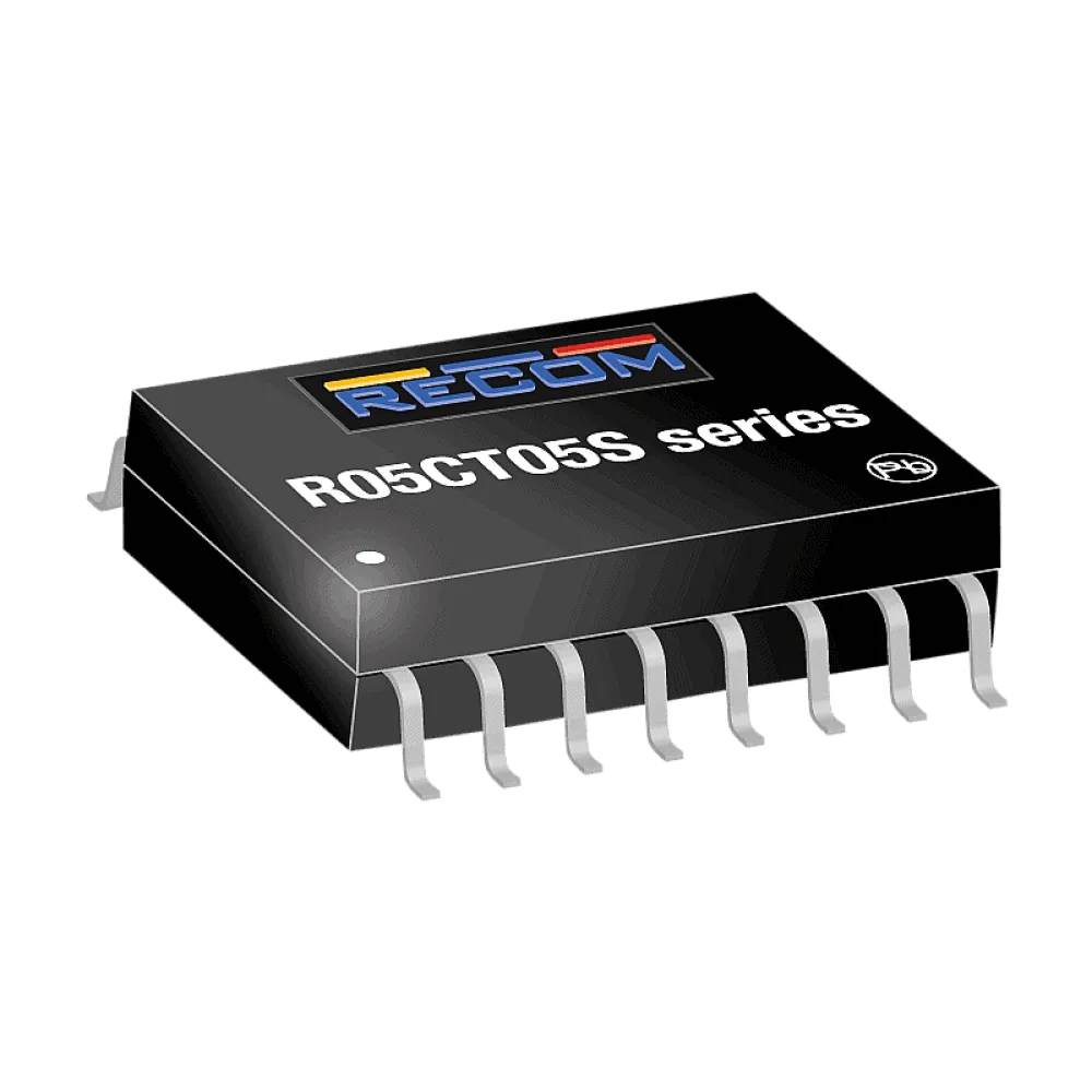 0.5W medical DC/DC Converter, Input 4.5…5.5V, Output 5V/100mA, SMD