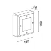 Clio Wall 1070W/WR1.VS-Wall - Nylon wall or ceiling luminaire