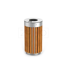 Tubus litter bin with ashtray