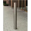 Barrier post with locking system 