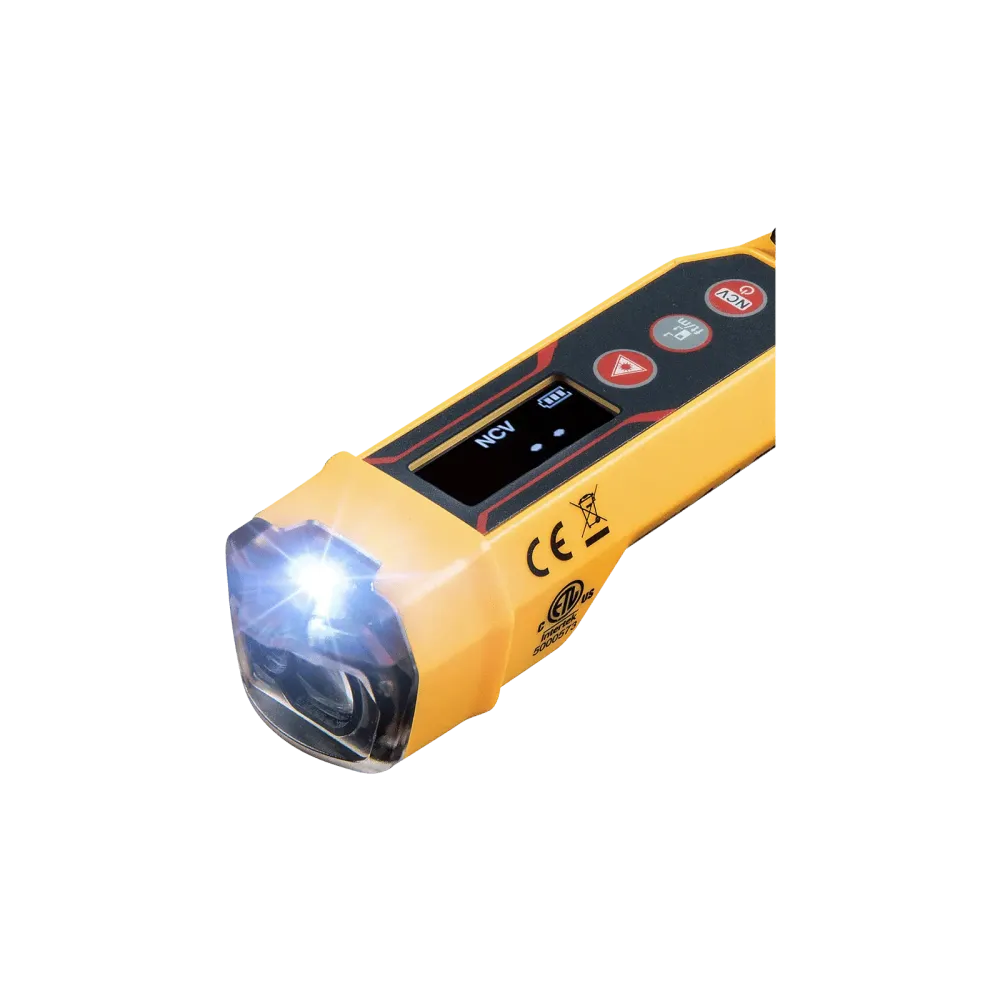 Contactless voltage tester, 12-1000 V AC - with laser range finder
