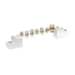 Earthing bar with insulator, 250A, number of poles: 11