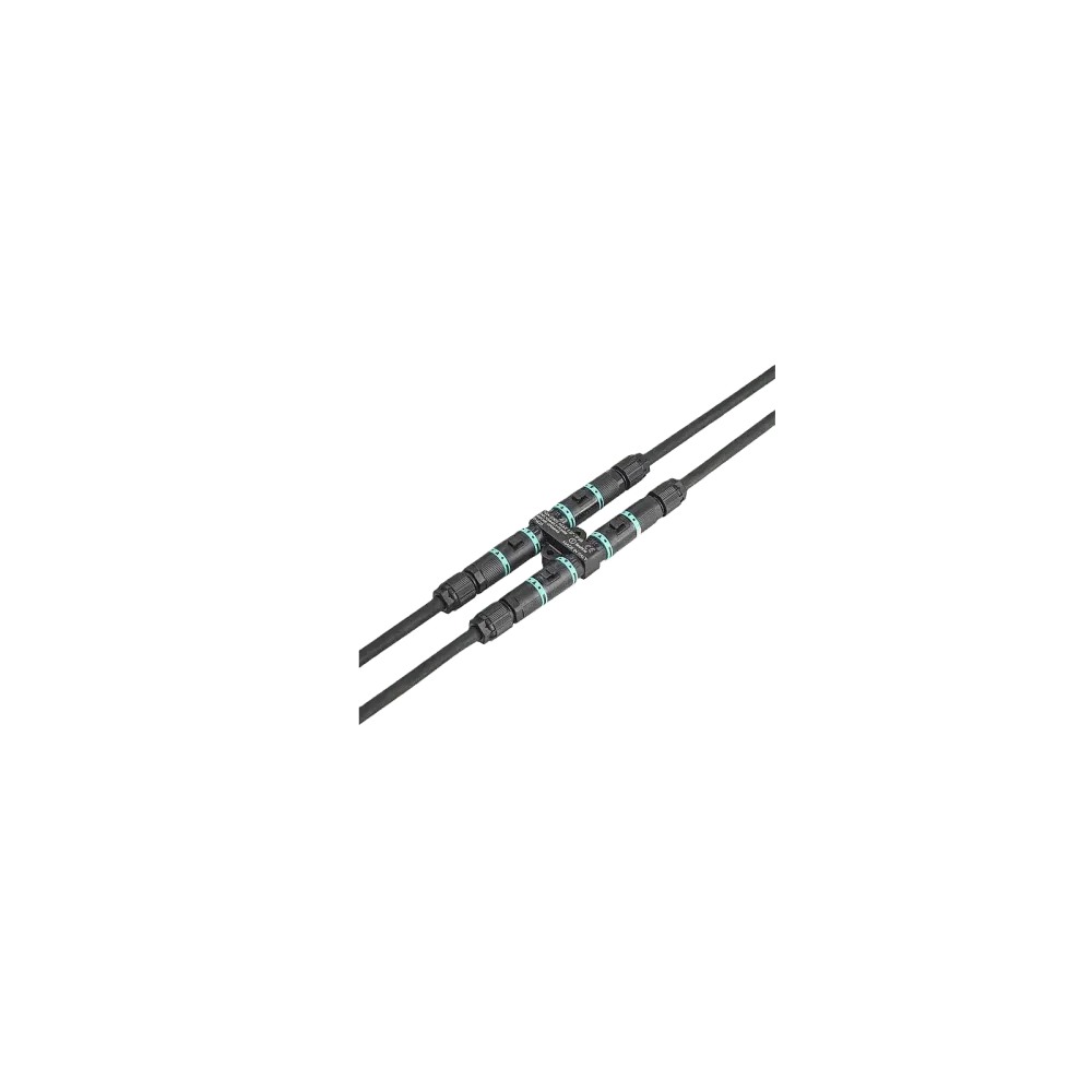 Set: H-cable distributor TH625, 4-gang, 2P, screw connection, D4.0-8.0, IP66/IP68