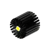 Modular LED star heat sink, ø86mm, H 80mm, Black anodized