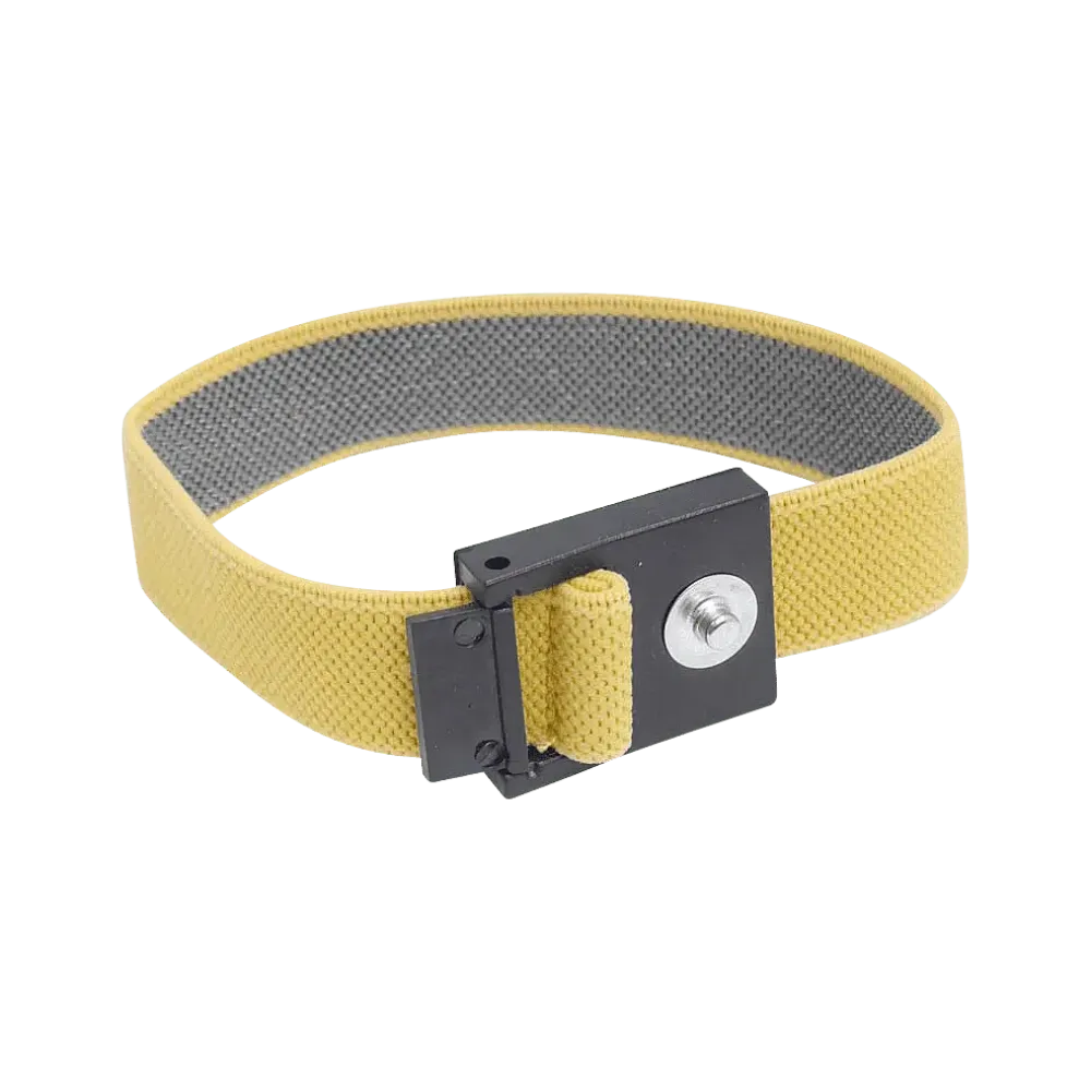 ESD contact bracelet yellow, for 3-4 mm