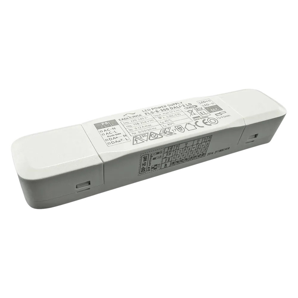 8W LED Driver Constant Current 120-350mA, 5-42Vdc, DALI2