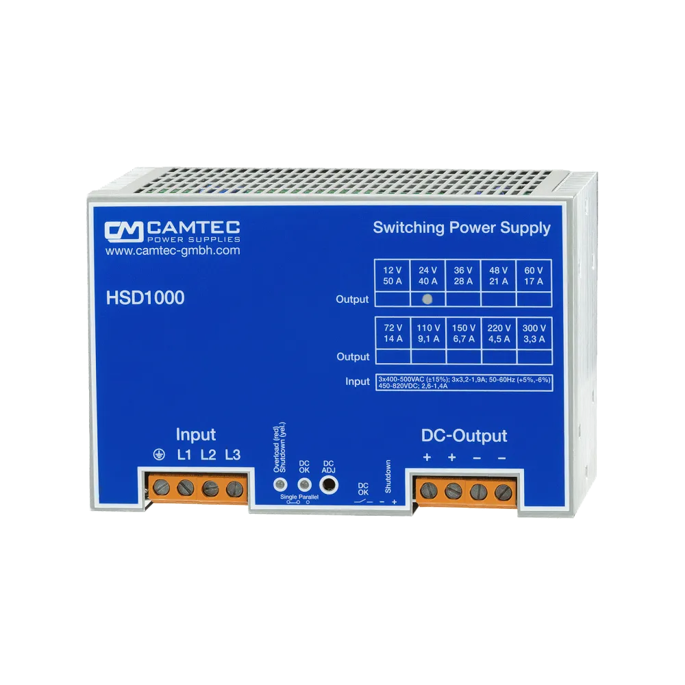 960W DIN Rail Power Supply 24V/40A