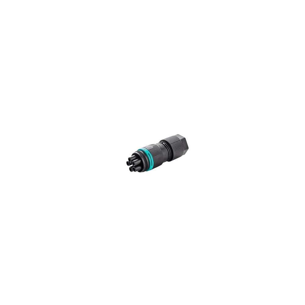 Mini Circular Connector TH387 long, Socket, 5P, Screw, IP66/IP68