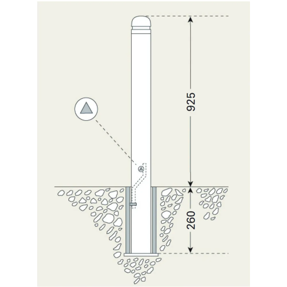Stainless steel posts (Type Milano)