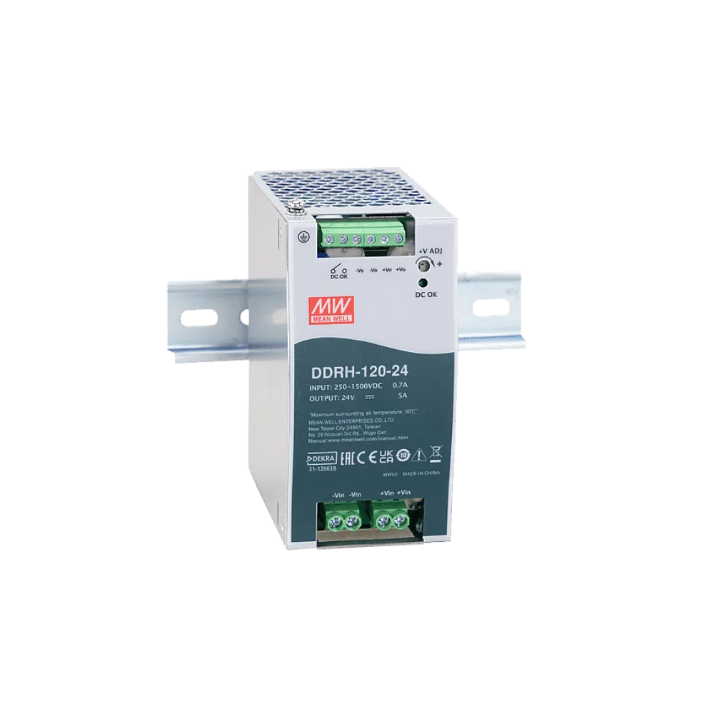 120W DC/DC Converter, Input 250…1500V, Output 24V/5A
