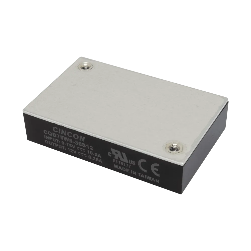 75W DC/DC-Converter, Input 18…75V, Output 15V/5A