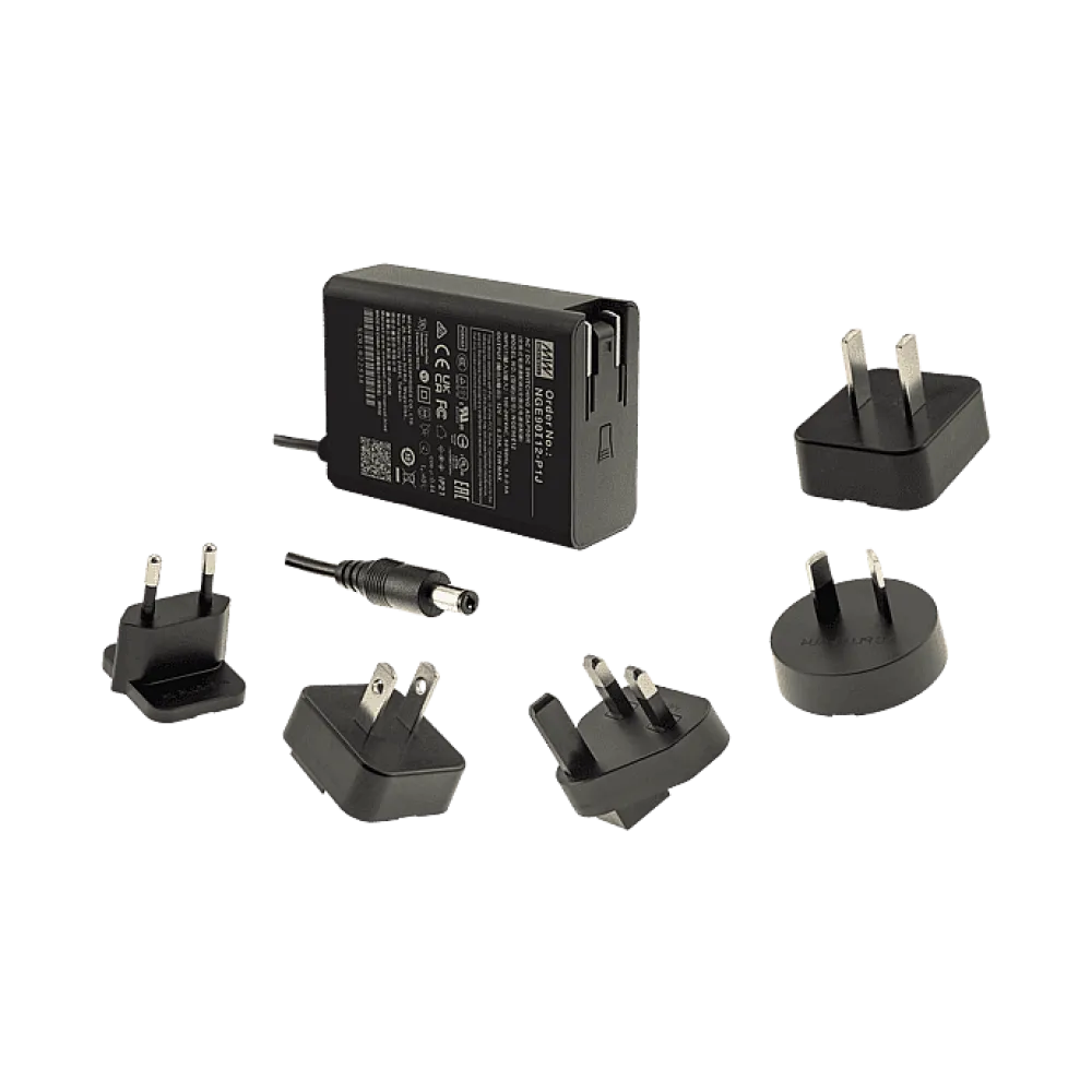 90W Wall Mount Power Supply 55V/1.64A, Interchangeable type
