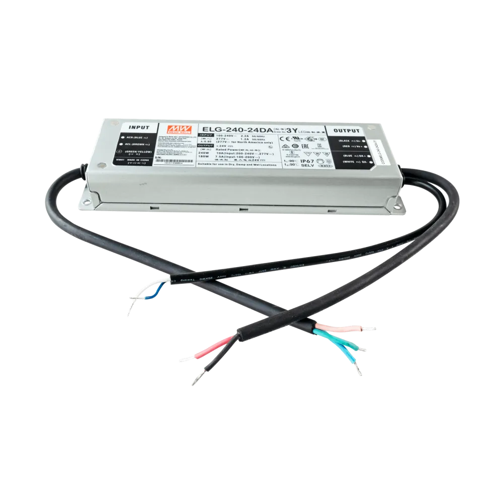 240W LED Driver CV+CC 24V/10A, DALI