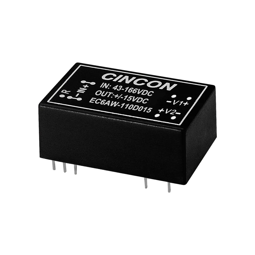 8.25W DC/DC converter, input 43...160V, output 3.3V/2.5A