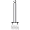 Bollards for bolting down with base flange