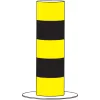 Reflective steel island post (60-85 cm)