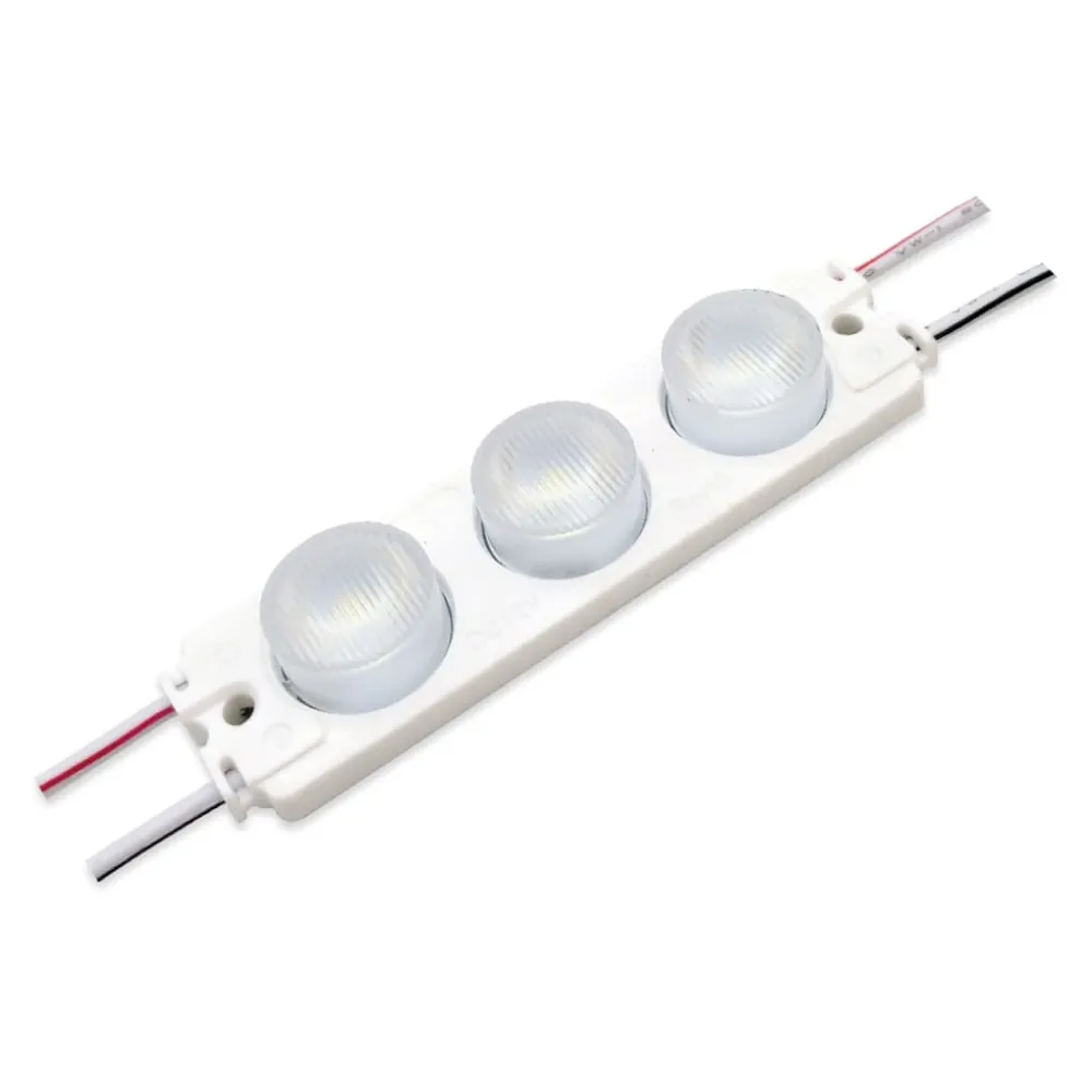 Channel Modul, edge lit, 3 x 3030 LED, 10×65°, 6500K, CRI >80
