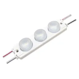 Channel Modul, edge lit, 3 x 3030 LED, 10×65°, 6500K, CRI >80