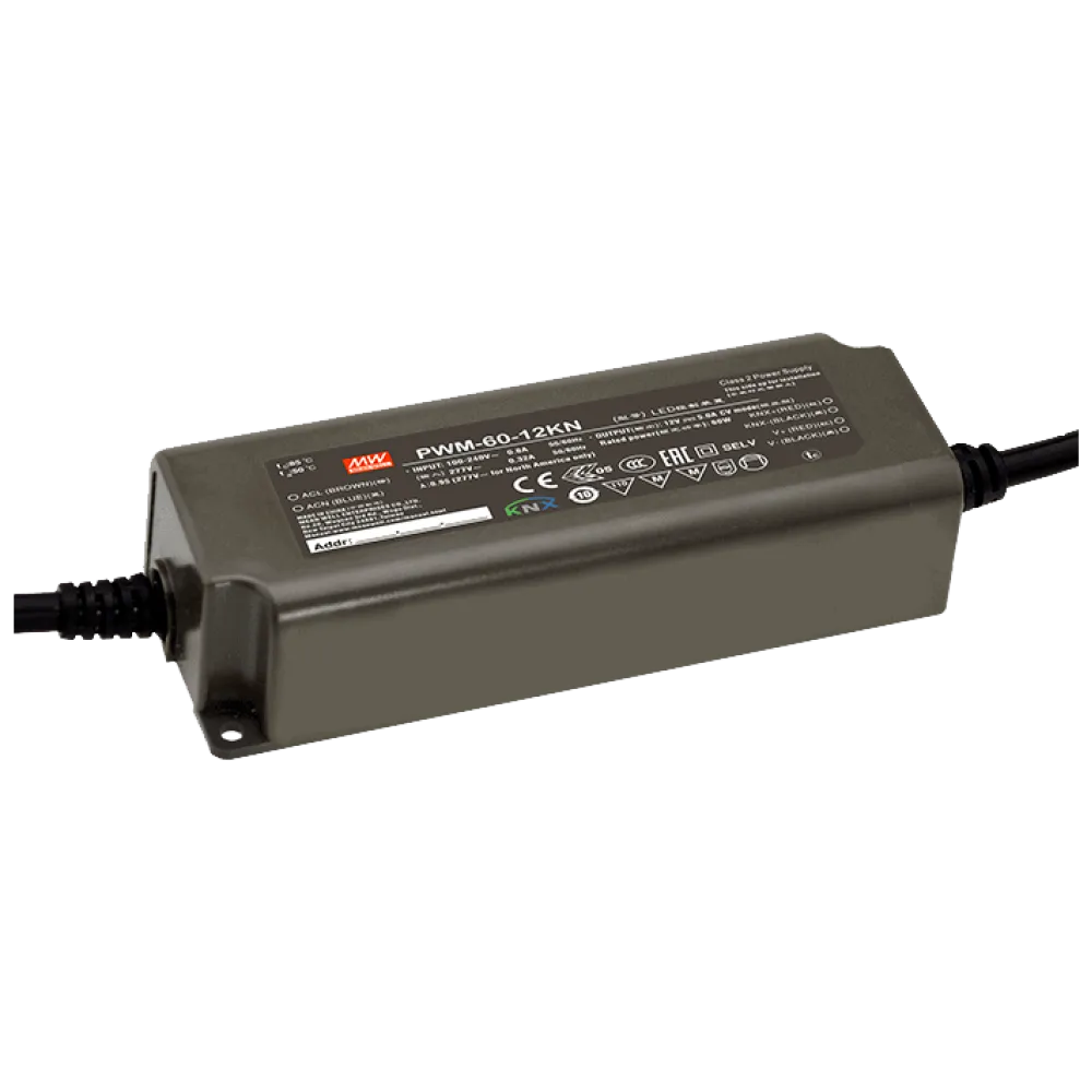 60W LED Driver with PWM Output 12V/5A, KNX