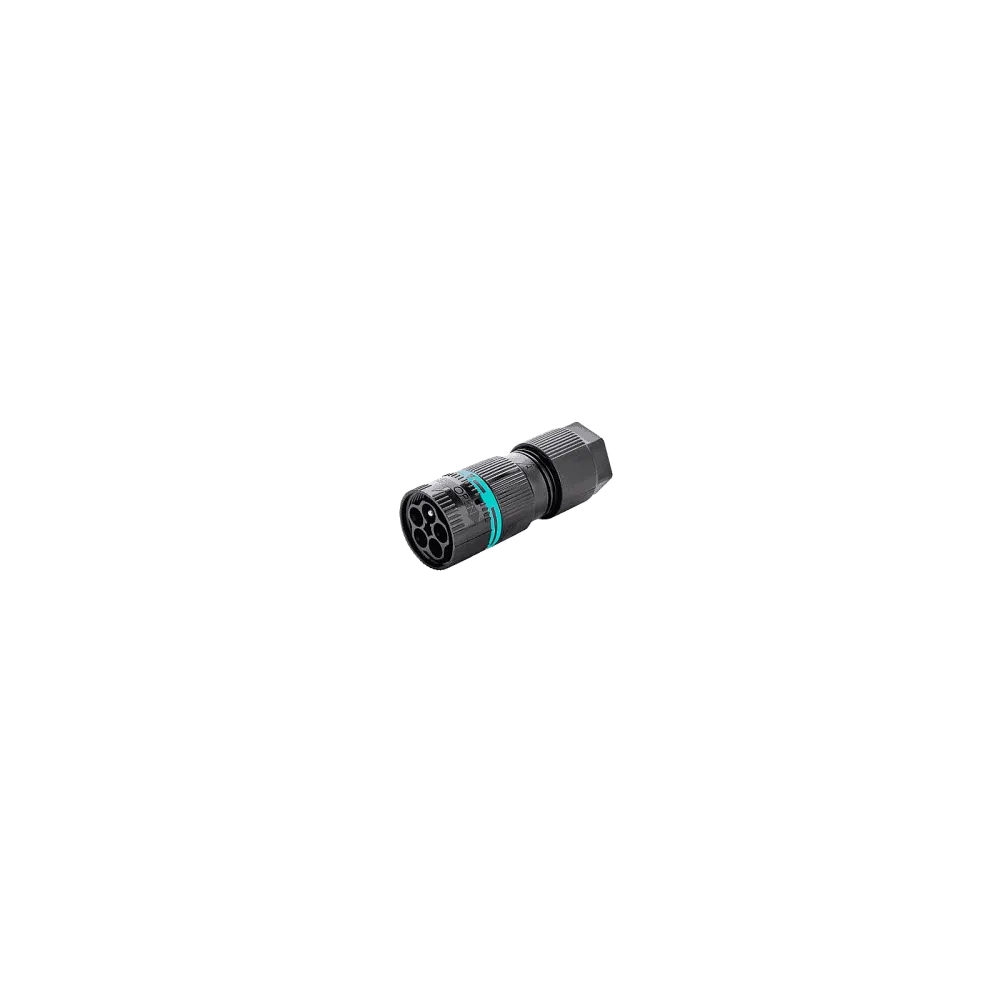 Mini Circular Connector TH387 long, Plug, 5P, Screw, IP66/IP68