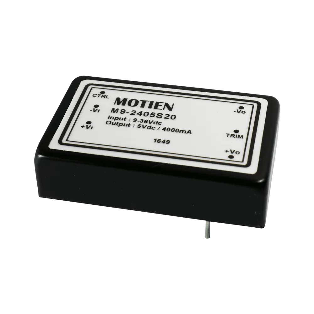 20W DC/DC-Converter, Input 18…75V, Output +/-5V / +/-2A