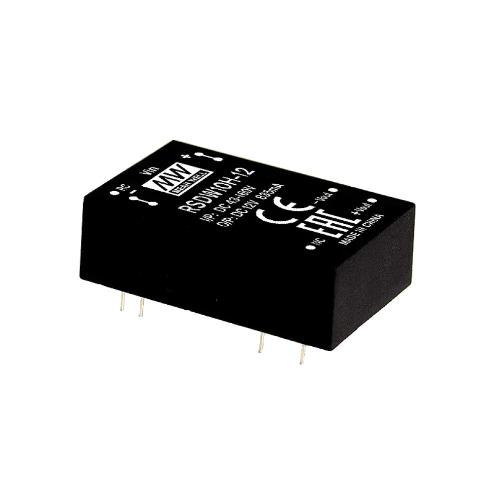 8W DC/DC converter, input 9...36V, output 15V/0.53A