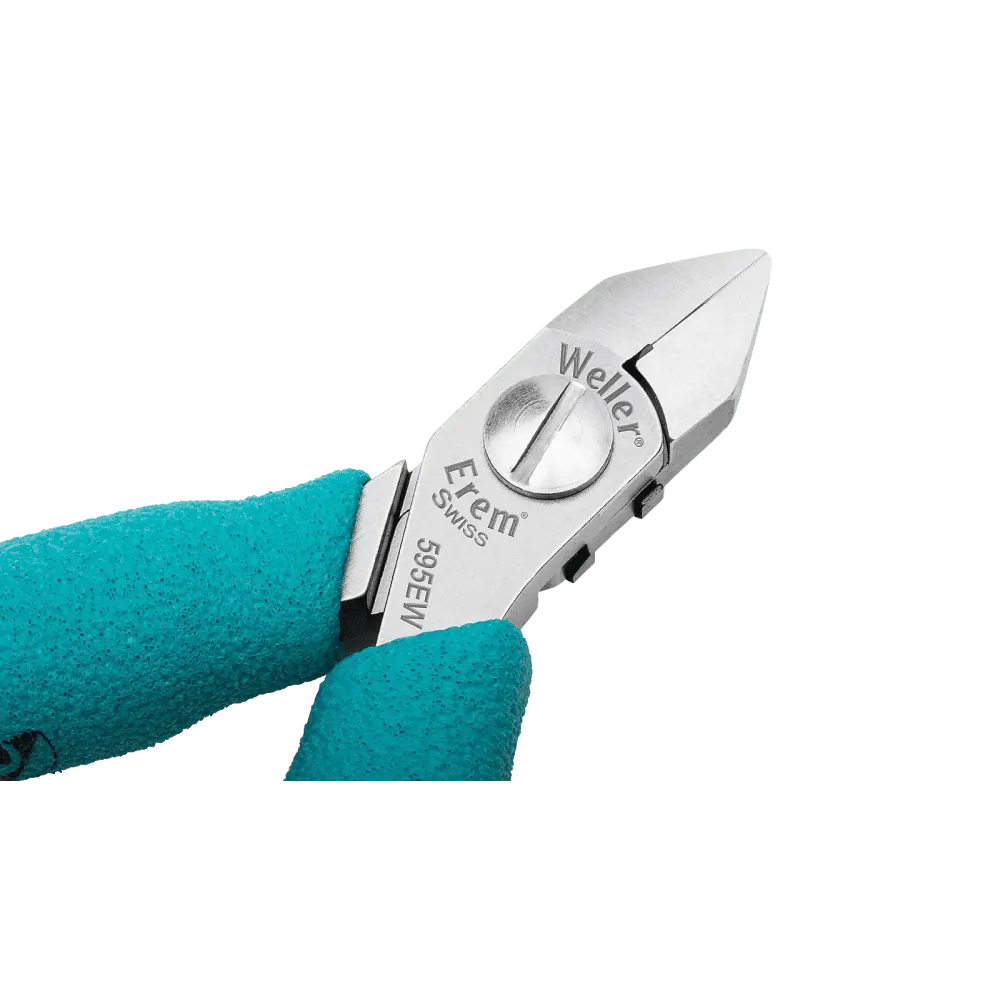 Diagonal cutters, beveled head