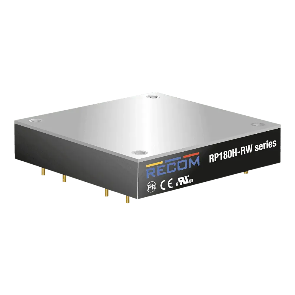 180W DC/DC converter, input 43...160V, output 48V/3.8A, half brick