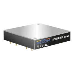 180W DC/DC converter, input 43...160V, output 48V/3.8A, half brick