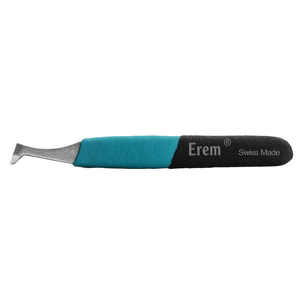Cutting tweezers with ergonomic foam handles