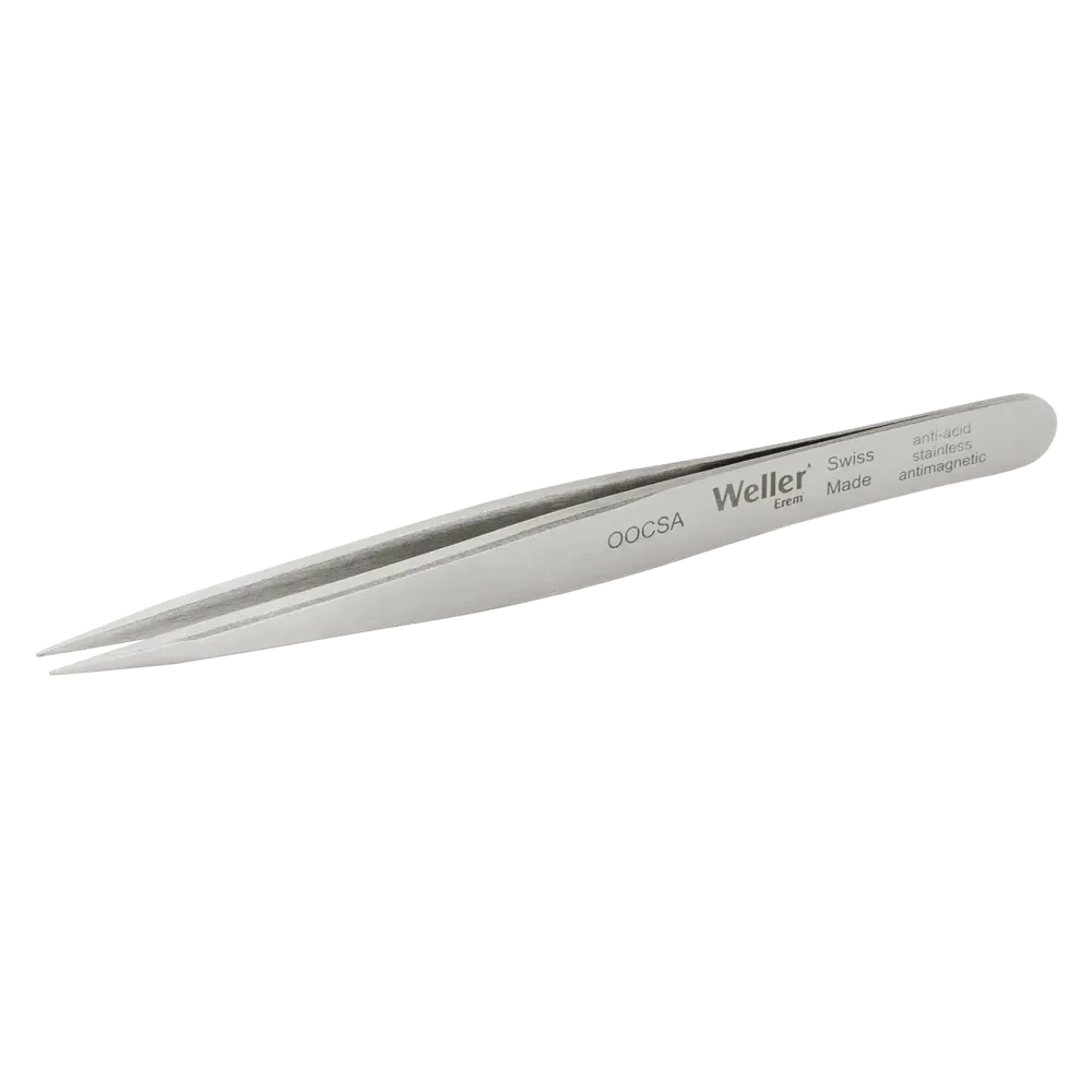 Precision tweezers with fine tips, very robust
