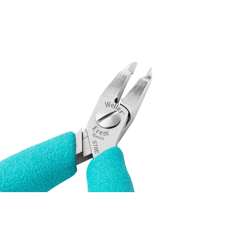 Pointed cutter, straight long head, for cutting at the extreme tip