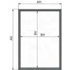 Poster stand with snap frame