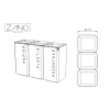 Recycling bin Stilo