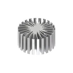 Modular LED star heat sink, ø99mm, H 50mm, Clear Anodized