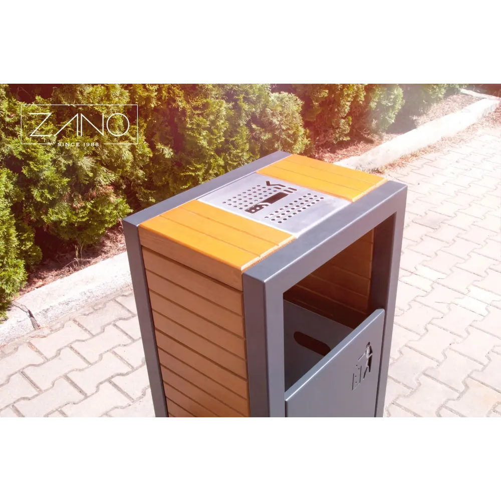 Pavo Litter Bin with ashtray