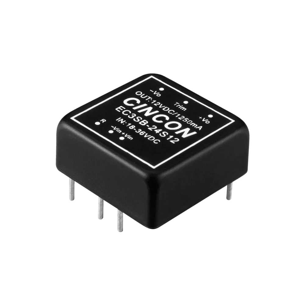15W DC/DC-Converter, Input 36…75V, Output +/-5V / +/-1.5A