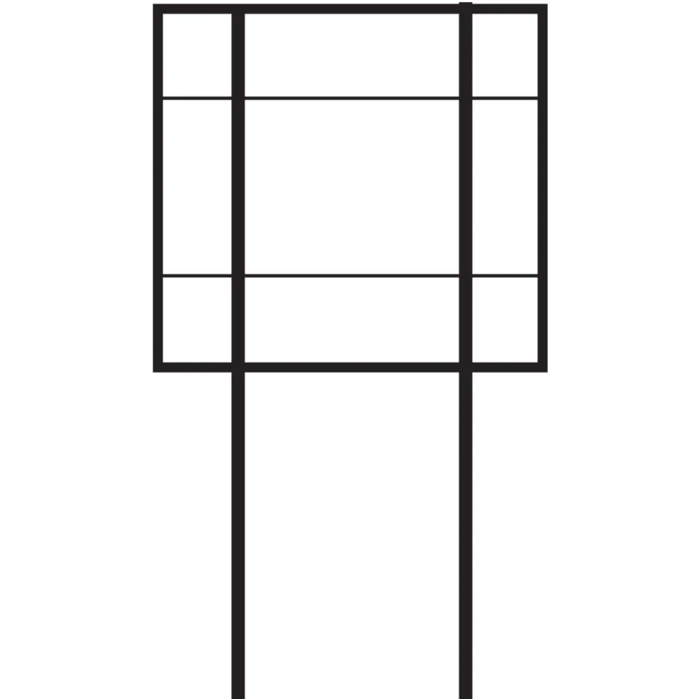 Tubular frame constructions for large scale boards