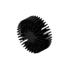 Modular LED star heat sink, ø152mm, H 50mm, Black anodized