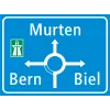 4.54 Advance sign at roundabout