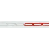 Red and white steel chains
