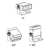 Modo Floodlight 611W1/WD70MB-Floodlights - Module DALI Horizontal Emission